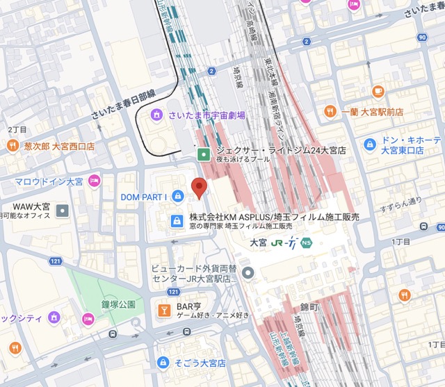 リベースホームの所在地の画像